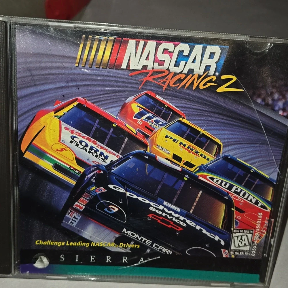 NASCAR RACING 2 (PC CD ROM, 1996) PC Sierra Computer Jewel Case Game
